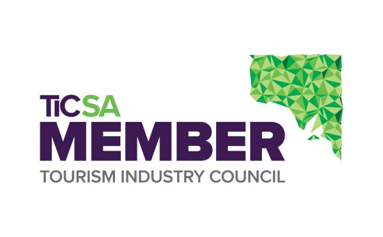 TICSA Member logo with green geometric shape of South Australia.
