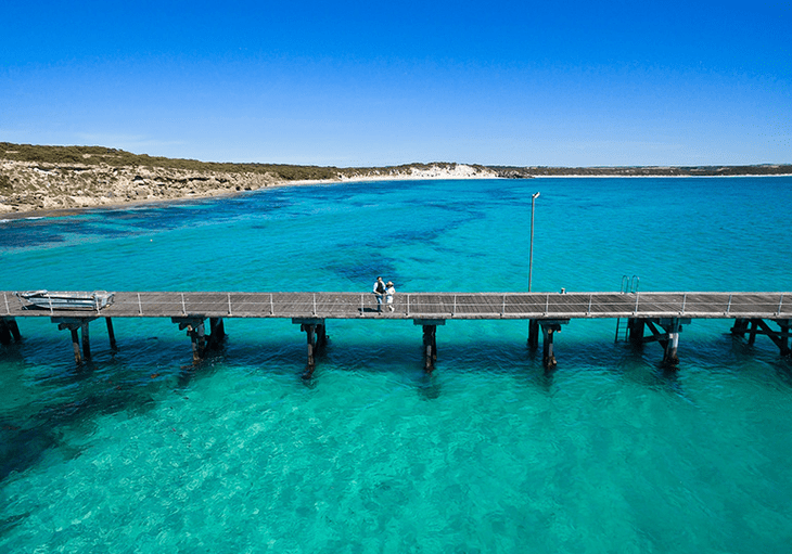 Kangaroo Island a pool next to a body of water